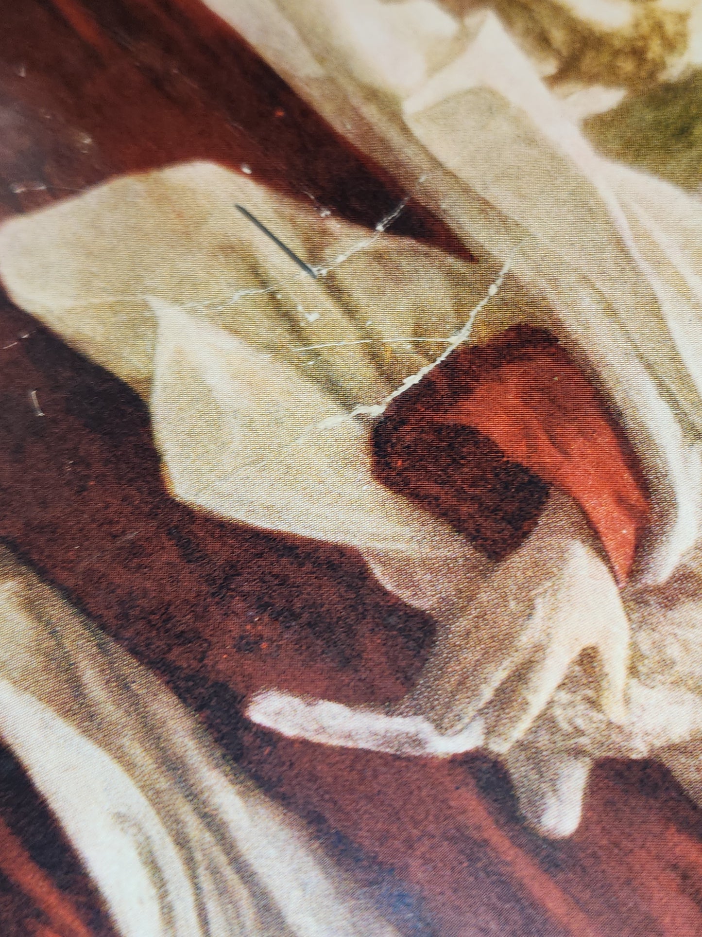 Vintage Advertising Fan Jesus and Lamb Steele Funeral Home Nebraska T.D.M Co. Red Oak Iowa fan8