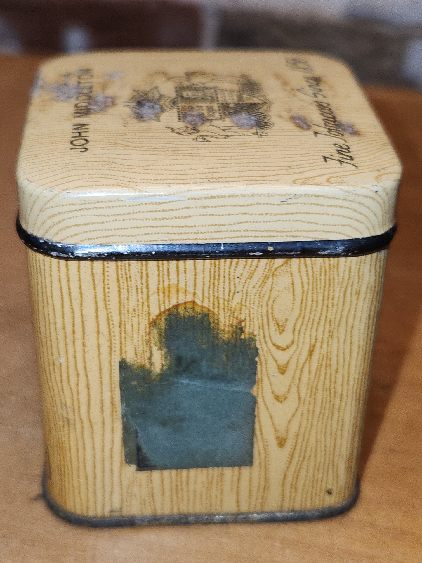 Vintage John Middleton Tobacco Tins Walnut, Regimental, Philadelphia, Bin 56 NO CONTENTS tt56