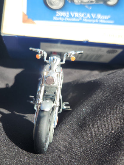 Vintage Hallmark Keepsake Ornament Harley-Davidson Motorcycle Milestones series #6 2002 VRSCA V-Rod Motorcycle 2004