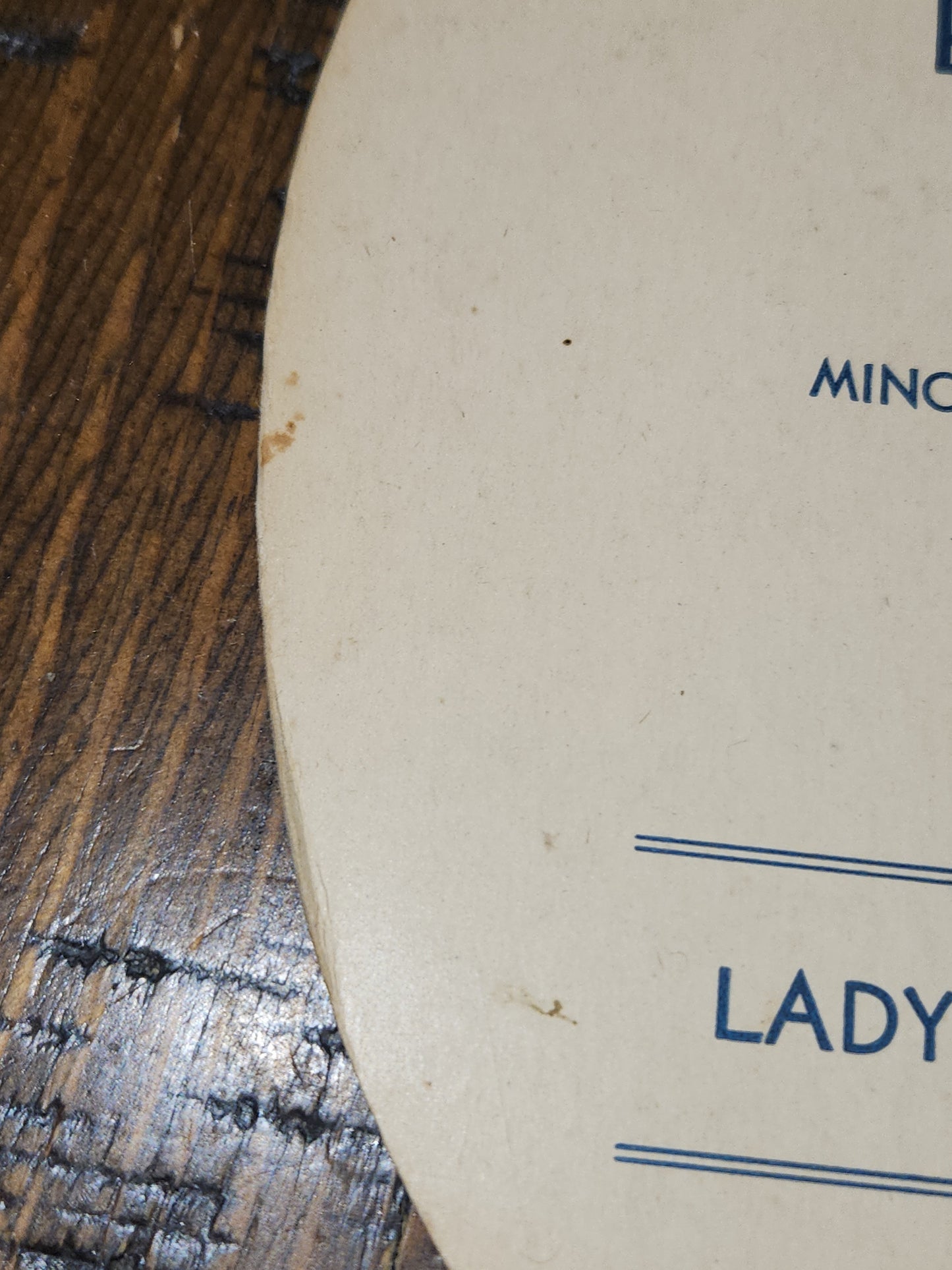 Vintage Advertising Fan Jesus and Lamb Steele Funeral Home Nebraska T.D.M Co. Red Oak Iowa fan8