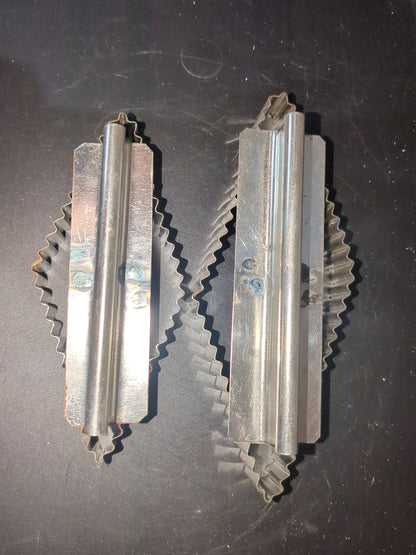 Vintage aluminum wrap biscuit cutter kinda diamond shape cc100