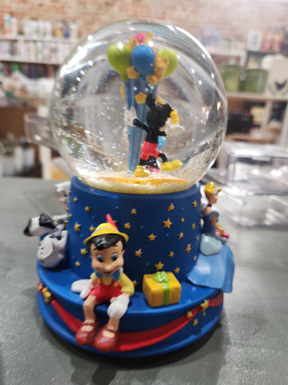 Walt Disney's 100th Musical Birthday Water Globe 2001 Hallmark Limited Edition sg8