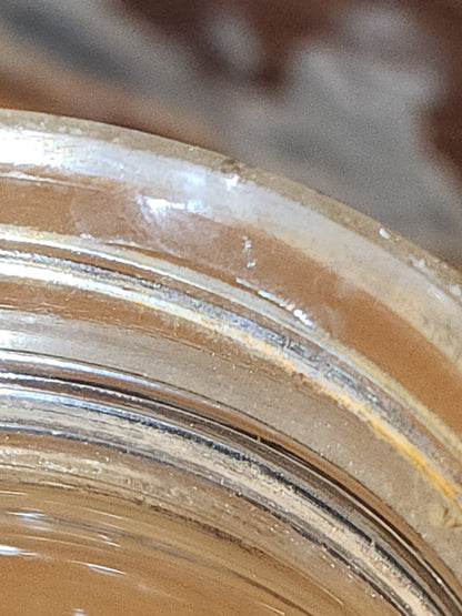 Atlas Strong Shoulder Mason Clear Glass Quart Jar with Atlas Zinc Lid jar1