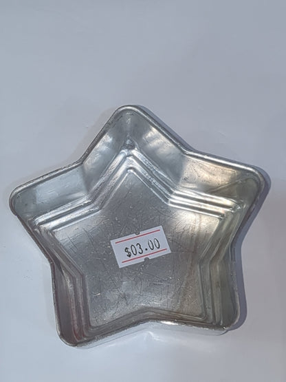 Vintage star jell-o, gelatin or baking aluminum pan. St1