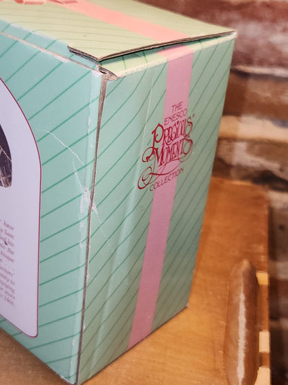 Vintage Precious Moments Porcelain Nightlight Nativity Scene with Light That Works 1992 na7