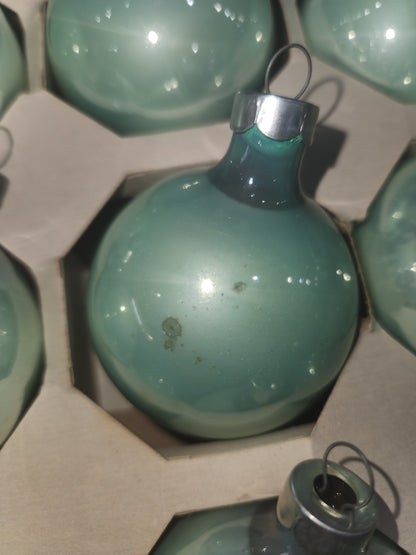 Vintage Pyramid Rauch Mint Green 2" ornaments bo68