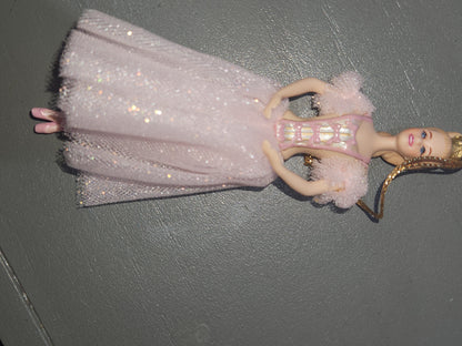 Avon Barbie as the Sugar Plum Fairy Ornament Porcelain Nutcracker Ballet 1997 NIB