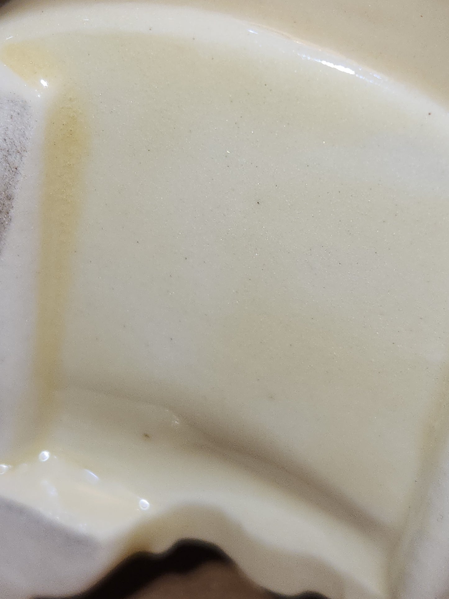 Vintage Pottery Planter Little Girl in Pink by a Fence Likely Shawnee Potter AS IS pl12