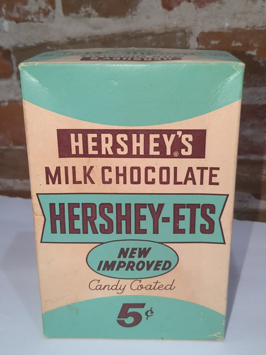 Vintage Hershey's milk chocolate Hershey-ets cardboard box