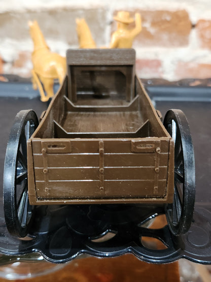 Processed Plastic Company Western Buckboard Farm Wagon and Team car65
