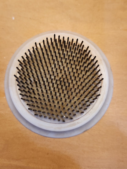 Vintage Floral Frog With Metal Pins and Plastic Base ff65