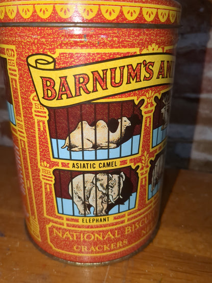 T7 National biscuit company Barnum's Animals tin