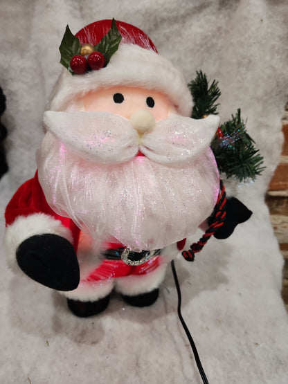 Avon Fiber Optic Dazzling Holiday Santa Claus 2009 sa7