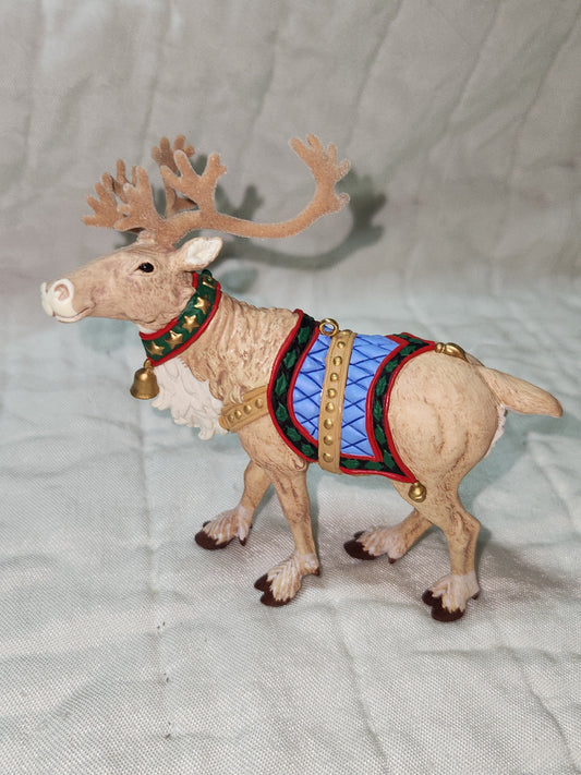 Vintage Hallmark Keepsake Ornament 2001 Ready Reindeer