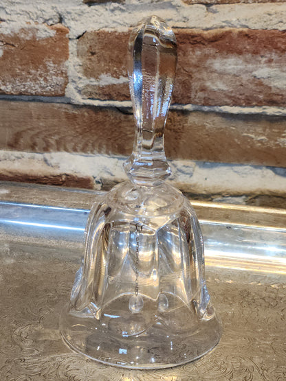 Vintage Pressed Glass Bell be6