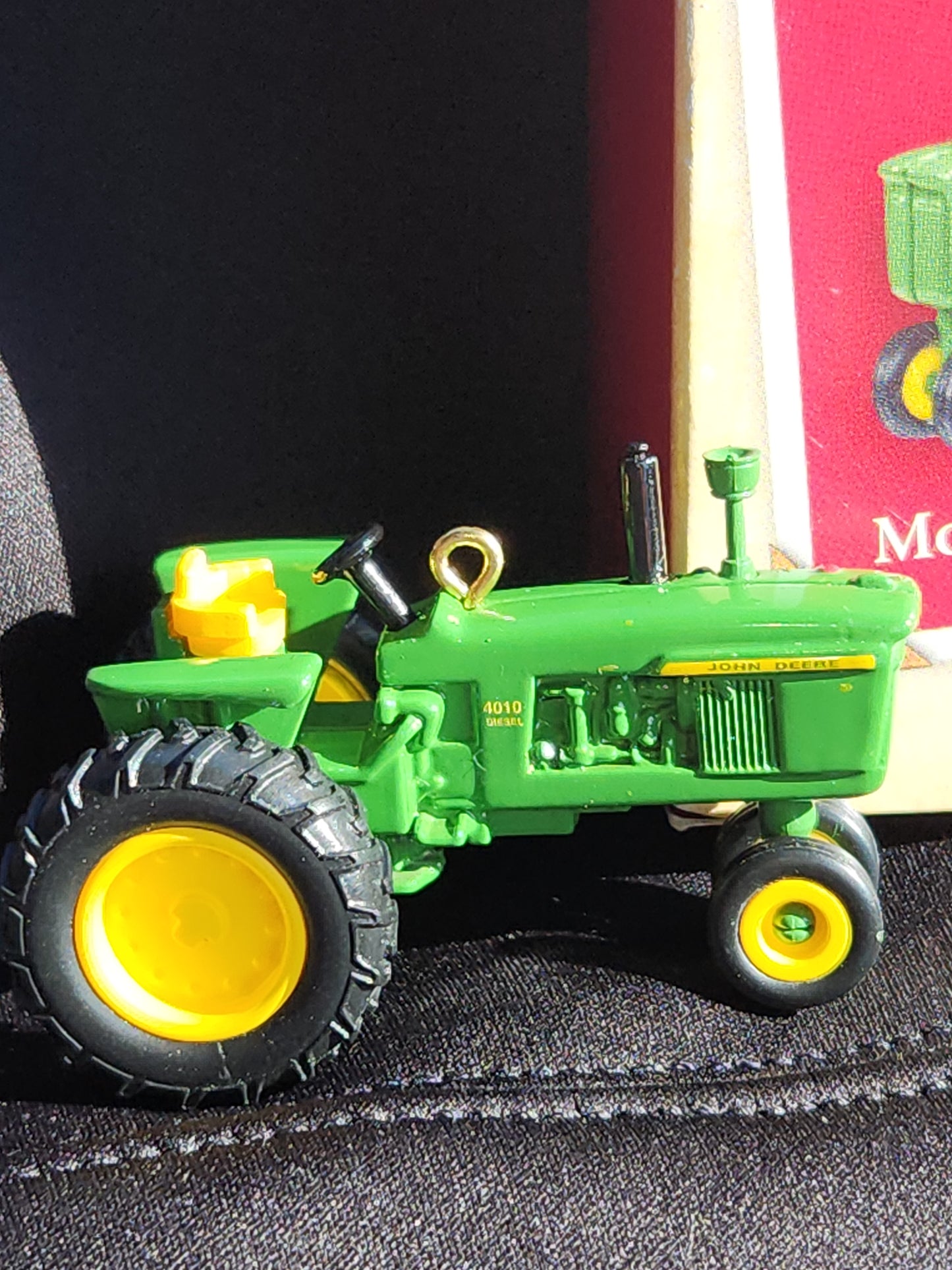 Hallmark Keepsake Ornament John Deere Model 4010 Tractor Die-Cast Metal 2004 minature