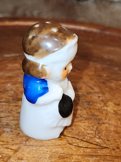 Vintage 1950s Ceramic Baker of Chef's Wife Salt OR Pepper Shaker. ONLY THE WIFE JUST ONE