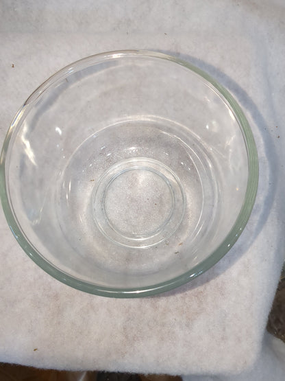 Vintage replacement Oster Regency clear glass mixing bowl   6.5" diameter kit349
