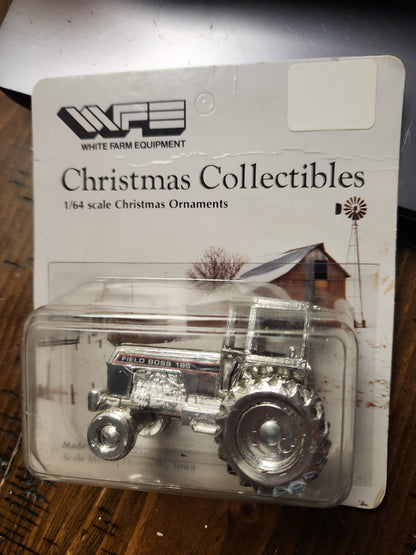 White Farm Equipment 1986 Field Boss 185 Farm Tractor 1/64 Christmas Ornament