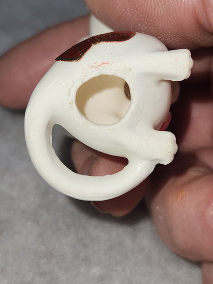 Vintage Lefton Christmas Mouse Figurine Japan le6