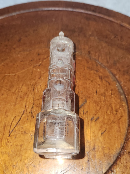 Vintage Antique Glass Locomotive Engine Candy Container Train Red Wheels V.G. & Co candy5