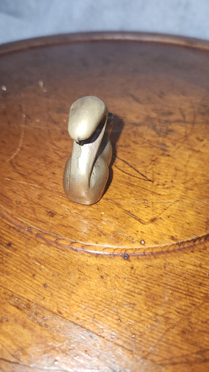 Miniature brass squirrel br90