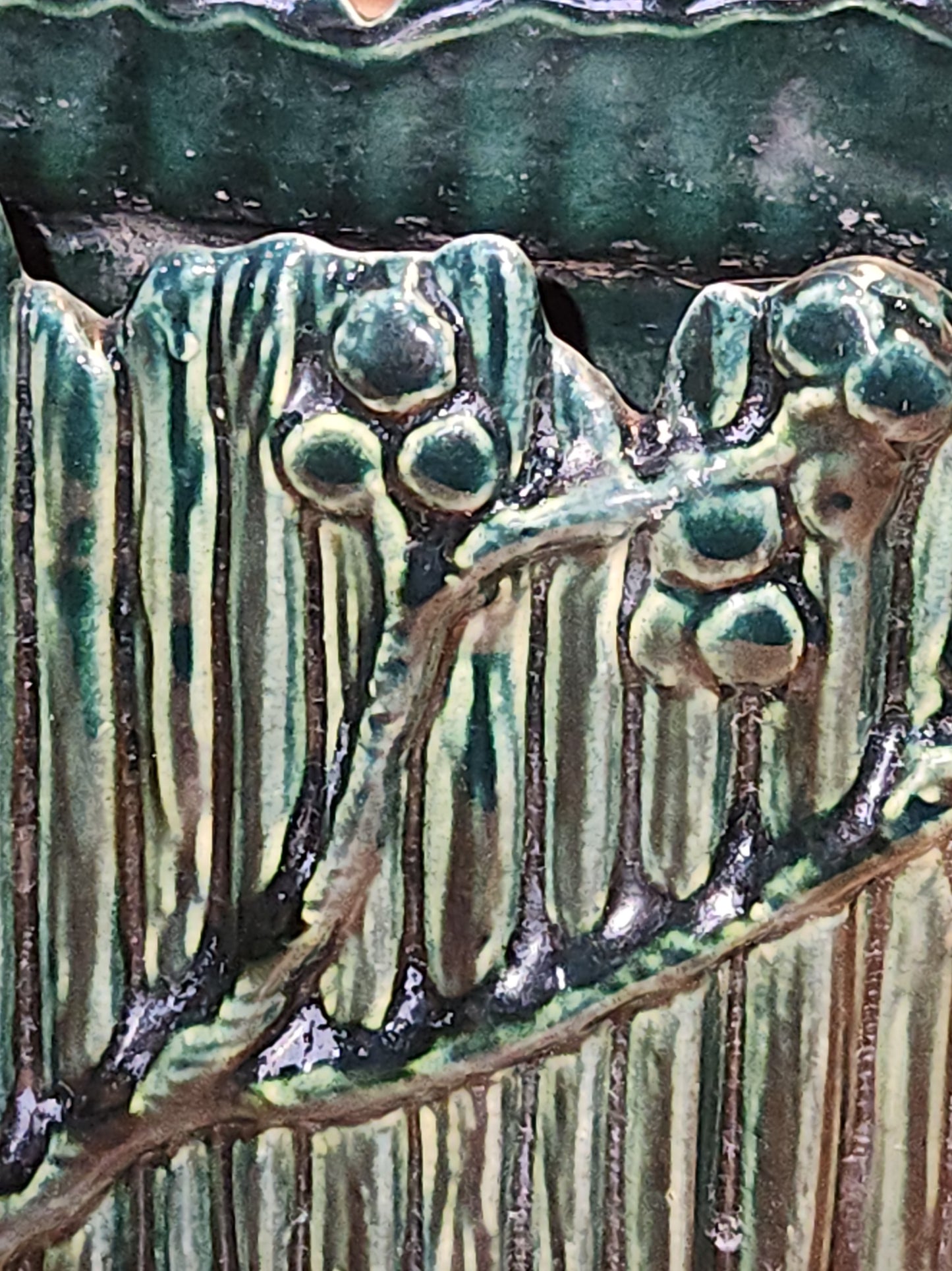 Vintage Gilner Pixie Elf on a Bench in front of a Planter elf5