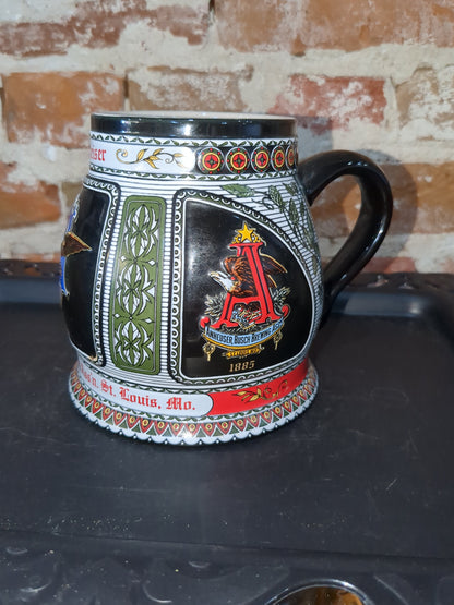 Budweiser Mug A& E 1872 Edition 1st in series 1992 black