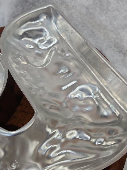 Vintage Aluminum 3-D Cake Pan Lamb laying 2 pieces al8761