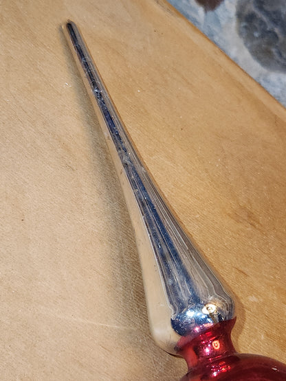 Vintage Mercury Glass Tree Topper NO BOX tt09