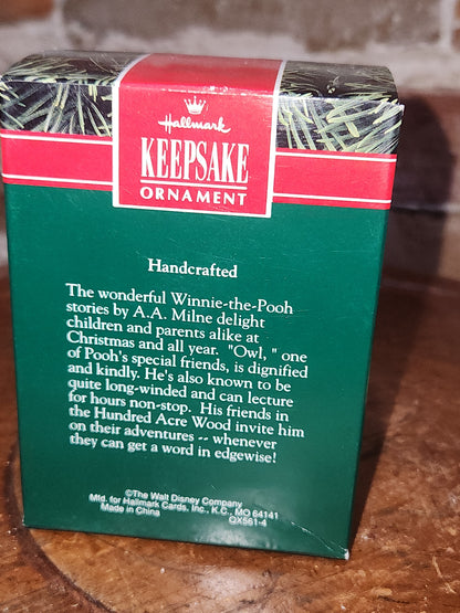 Hallmark Keepsake Ornament Winnie The Pooh Owl 1991