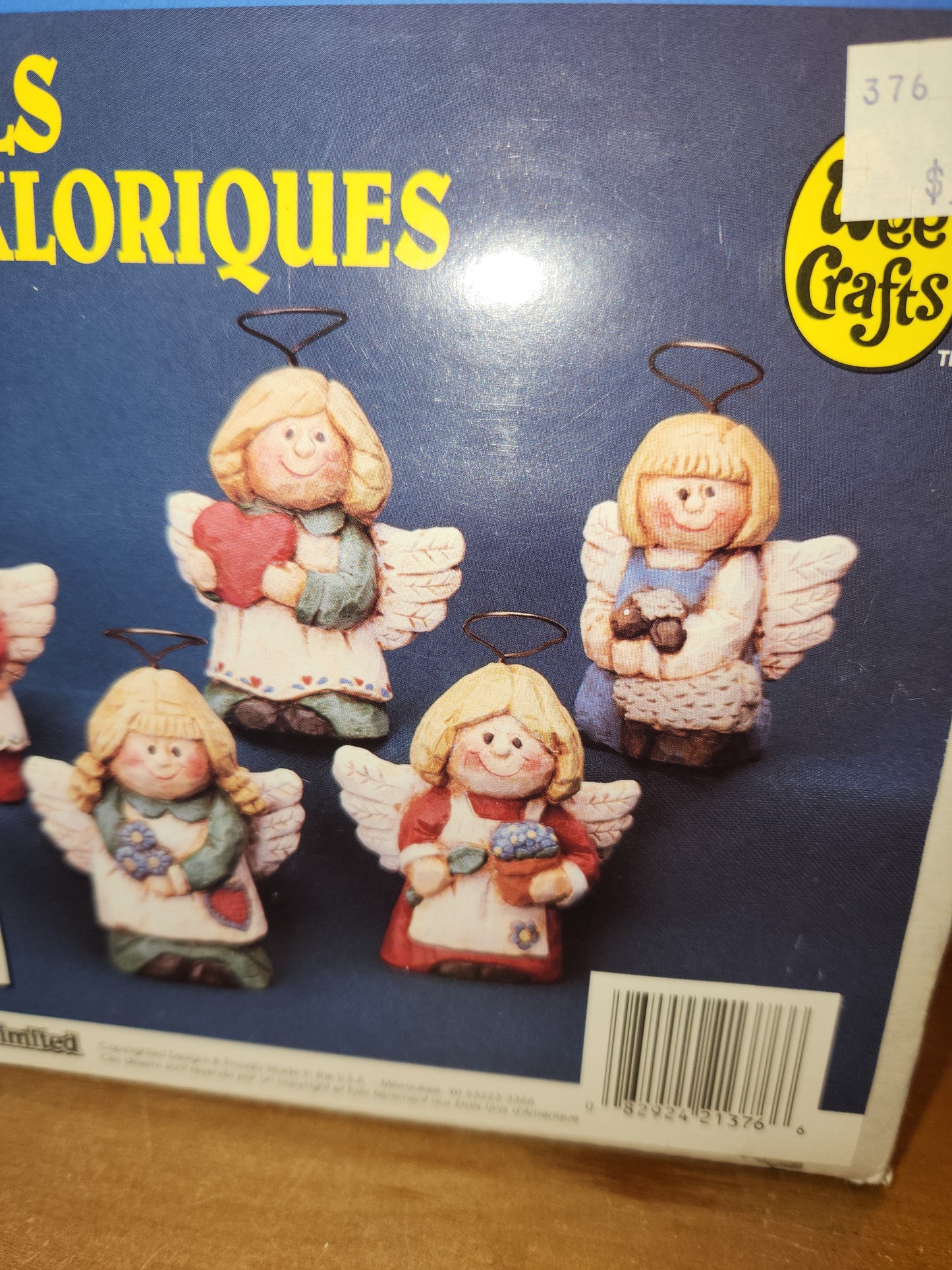 Vintage Accents Unlimited Wee Crafts 21376 Unpainted Angels Christmas Holiday 1995