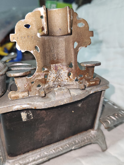 Antique Eagle Cast Iron Wood Burning Stove Salesmans Sample ci76