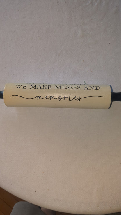 Rolling pin.  In this kitchen we make messes and memories