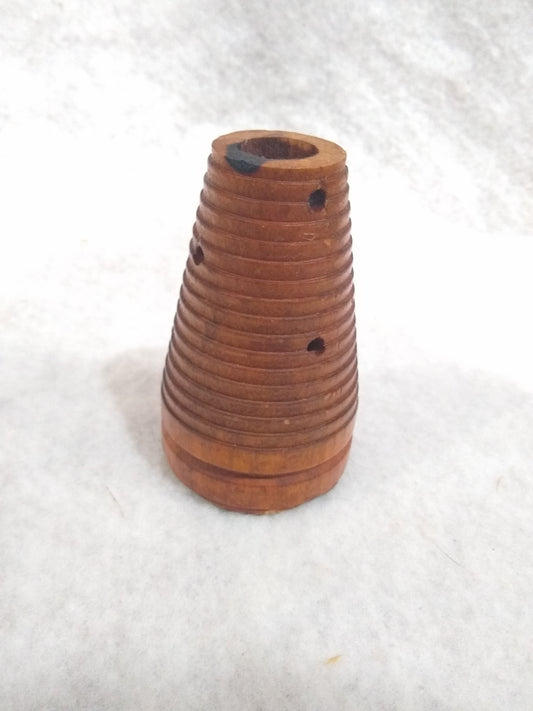 Antique wooden beehive spool sp54