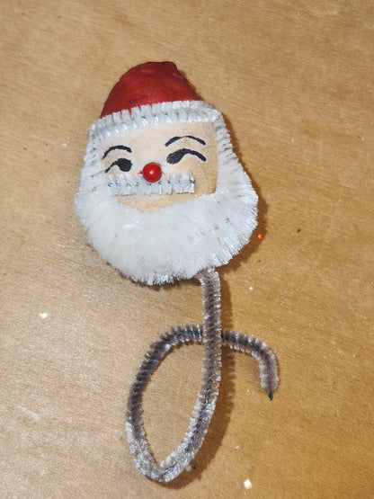 Vintage Santa Claus Pipe Cleaner Head Japan sc65