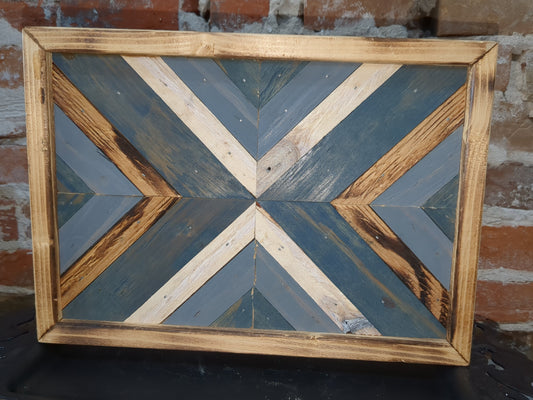 Wall Art #2 made from wood painted stained