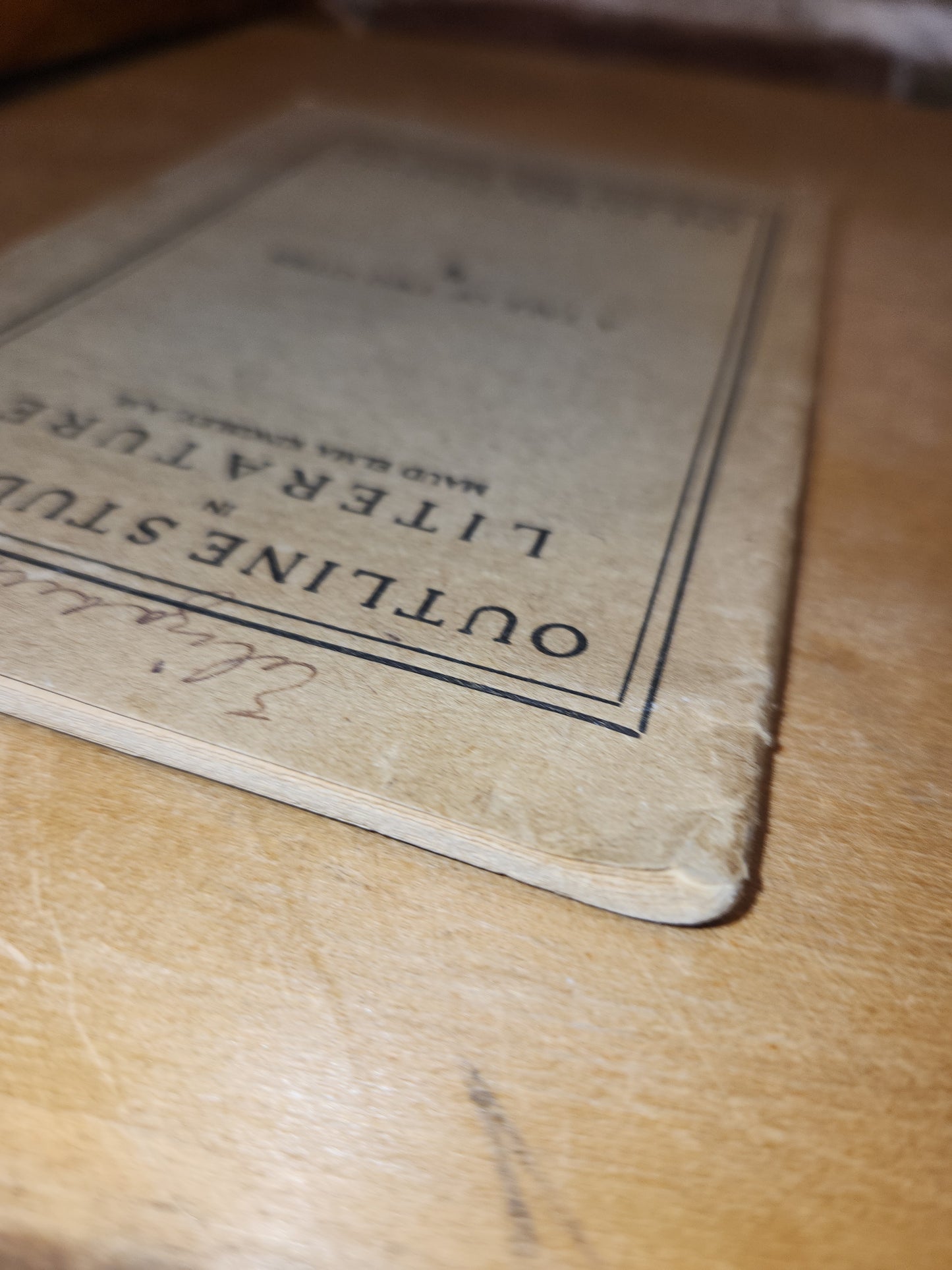 Vintage Outline Studies In Literature Maud Elma Kingkey, AM A Tale of Two Cities The Palmer Company Boston, Massachusetts  bk99