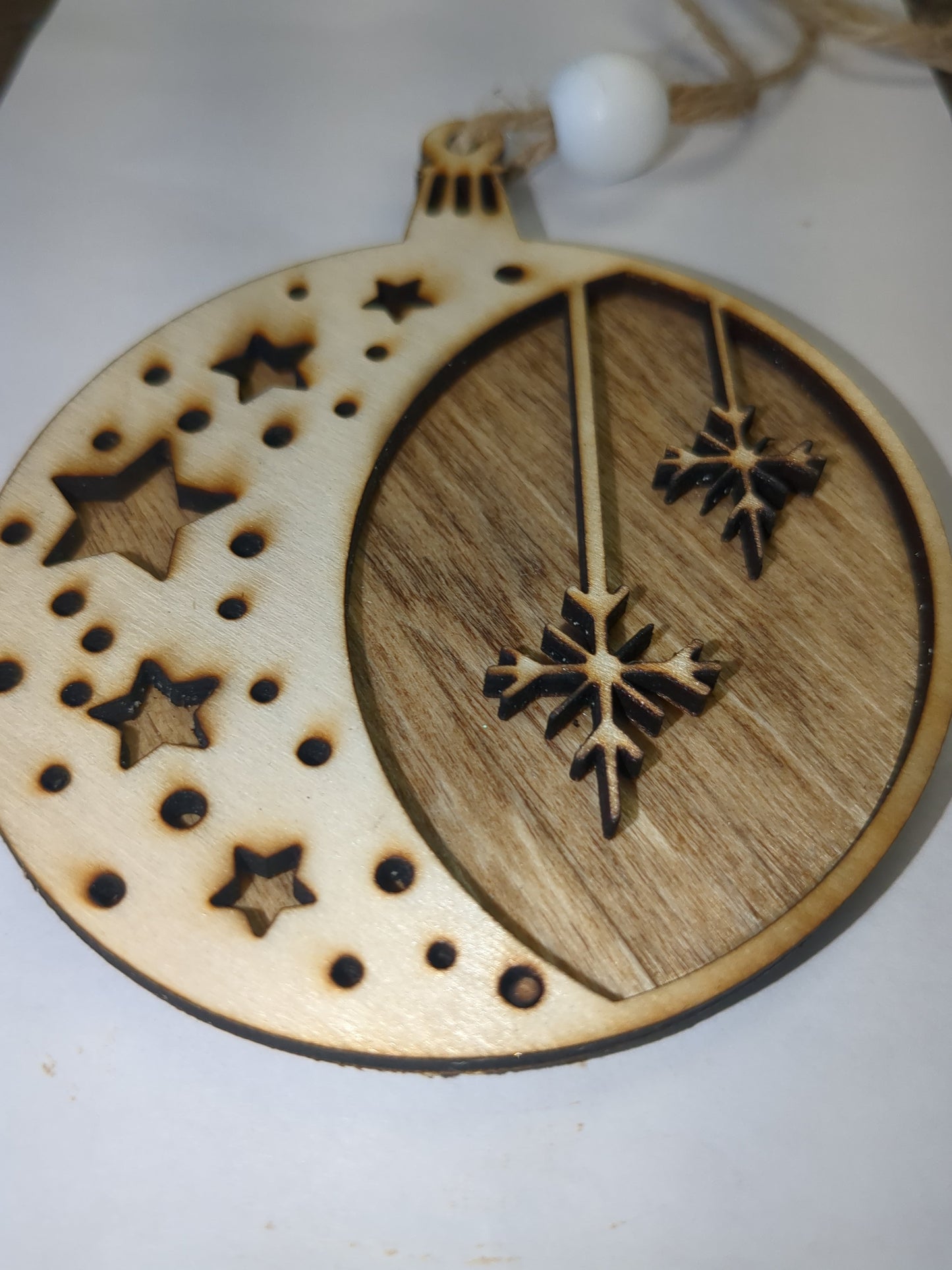 Ornament or car charm moon stars crosses ho2