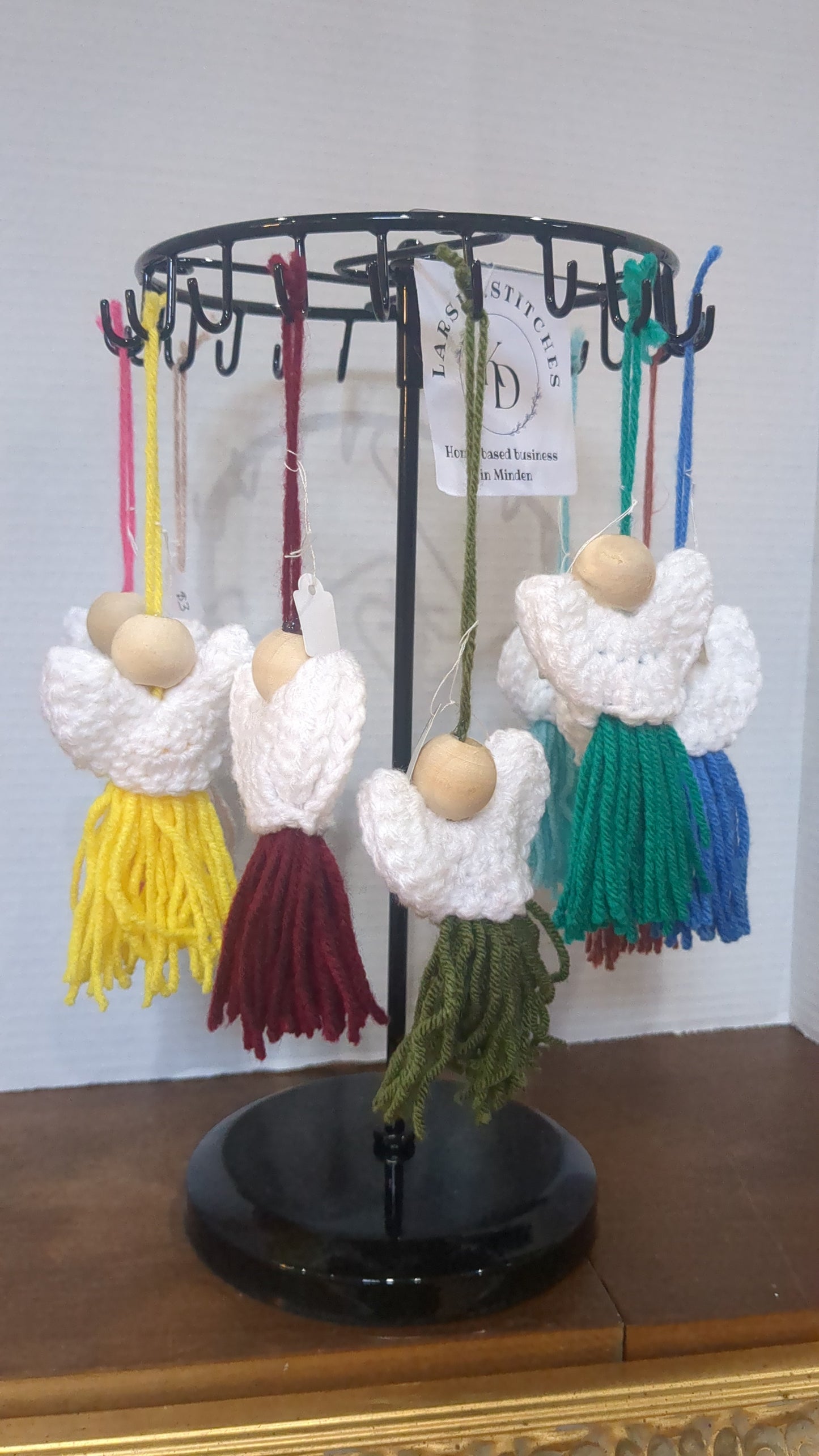 Crochet angel ornament