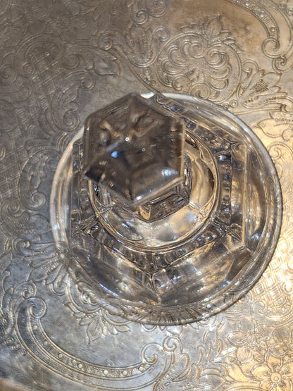 Vintage Pressed Glass Bell be6