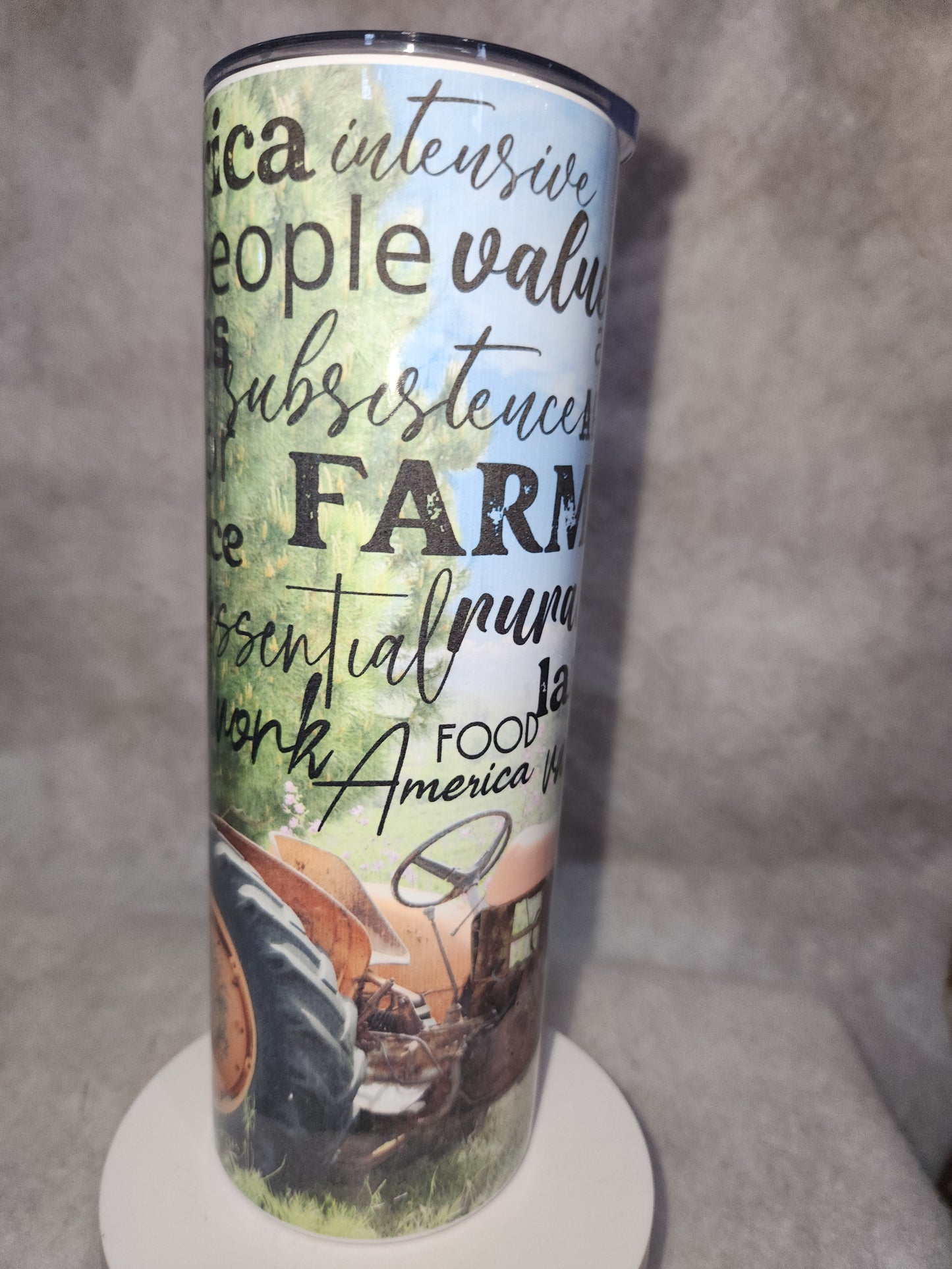20 oz stainless steel, insulated tumbler farmer tf55
