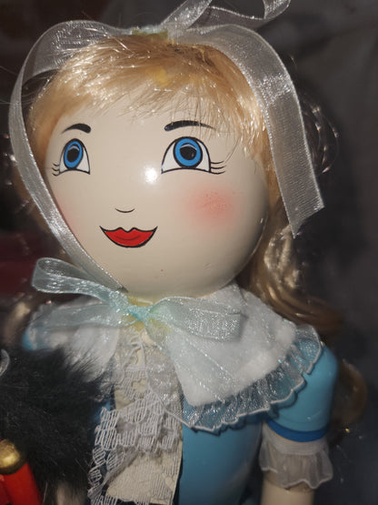 Nutcracker Suite Clara Ballerina Wooden Christmas Nutcracker 14” Blonde Hair nut85