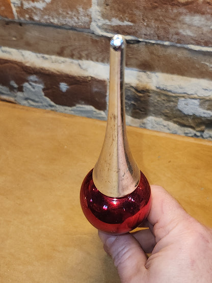 Vintage Mercury Glass Tree Topper NO BOX tt09