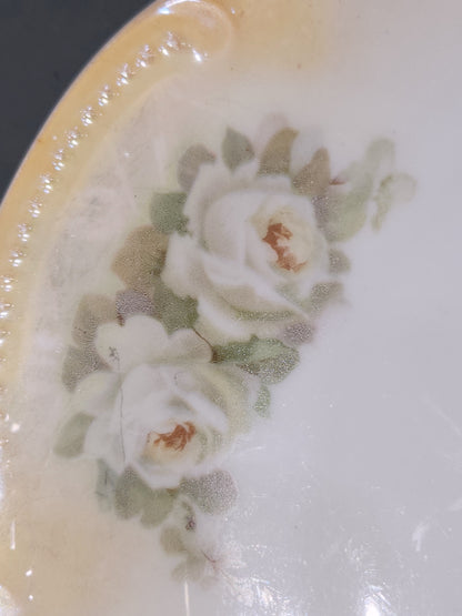 Antique Koenigszelt Silesia handled serving platter or plate. Germany pl77