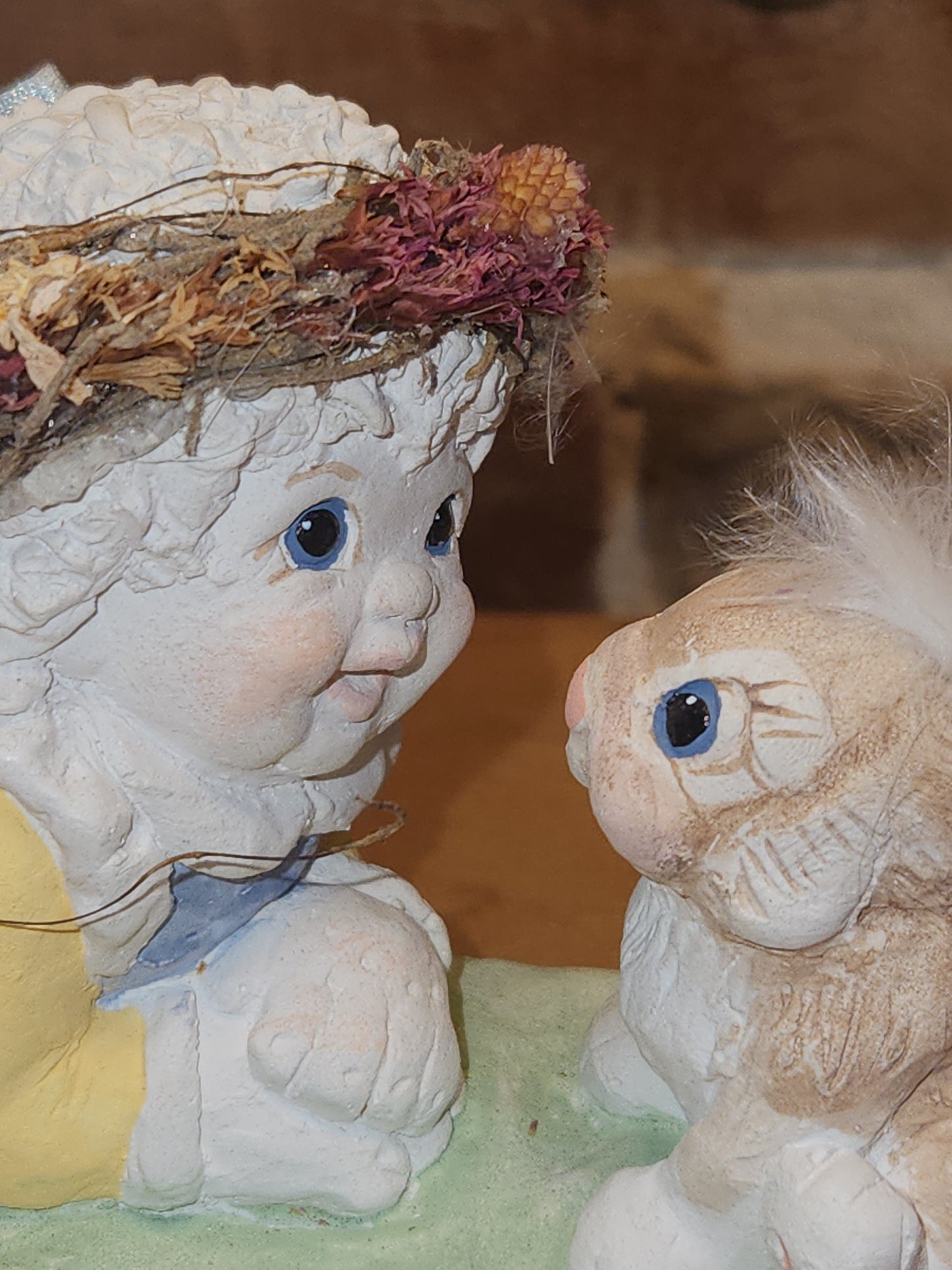 Vintage Dreamsicles Heres Looking at You DC172 Angel Bunny Kristin Haynes Cast Art Industries di12