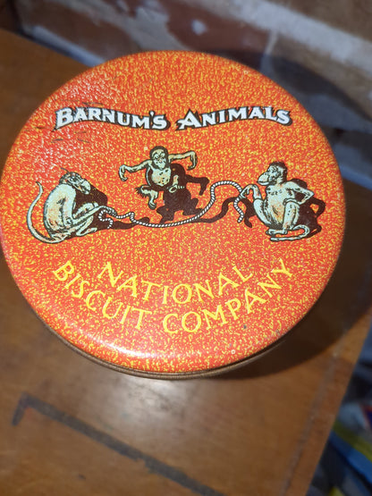 T7 National biscuit company Barnum's Animals tin