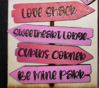 Valentine's day kit for interchangeable arch or rectangle frame. FRAME SOLD SEPARATELY