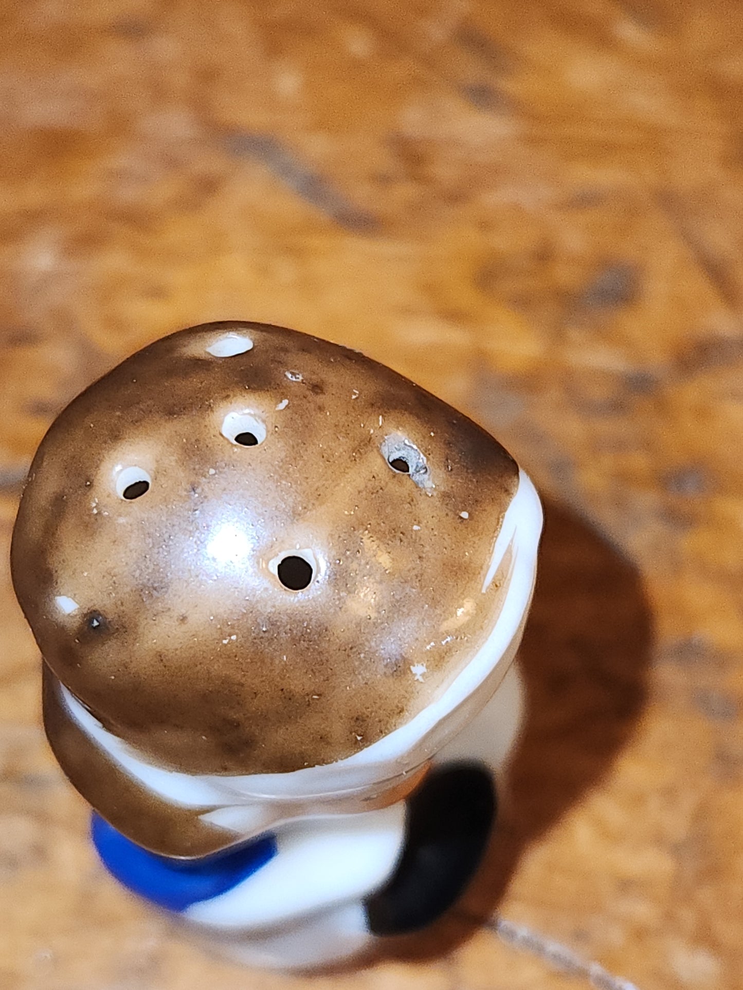 Vintage 1950s Ceramic Baker of Chef's Wife Salt OR Pepper Shaker. ONLY THE WIFE JUST ONE