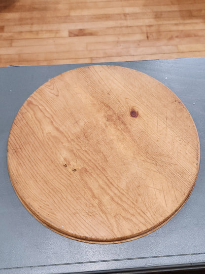 Antique Wooden lid for barrel, crate or wooden container